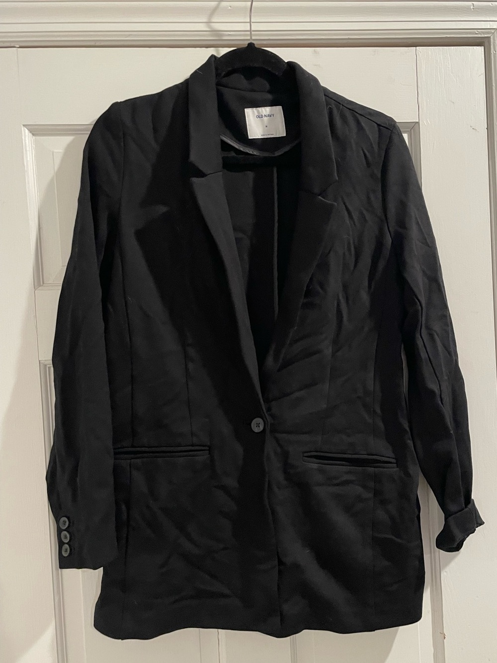 Old Navy Black Single-Button Women's Blazer